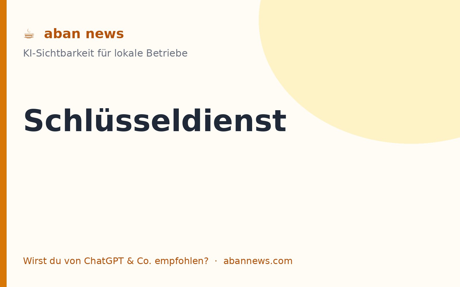 Foto zu KI für den Schlüsseldienst