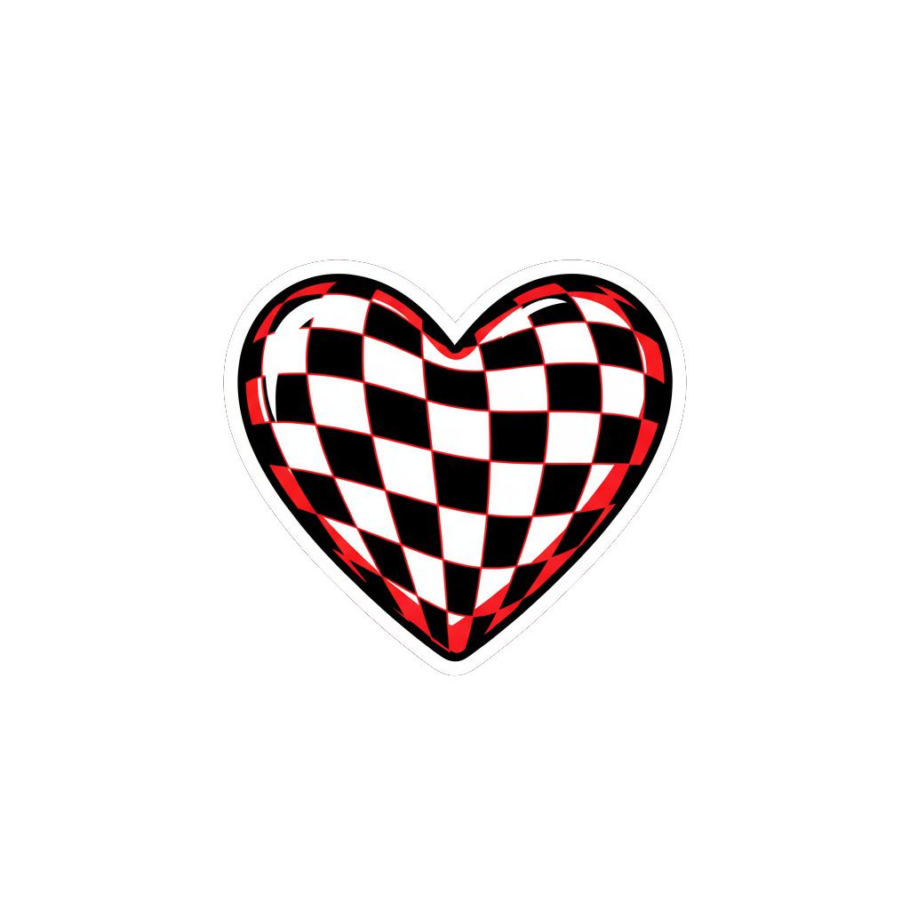checker-heart