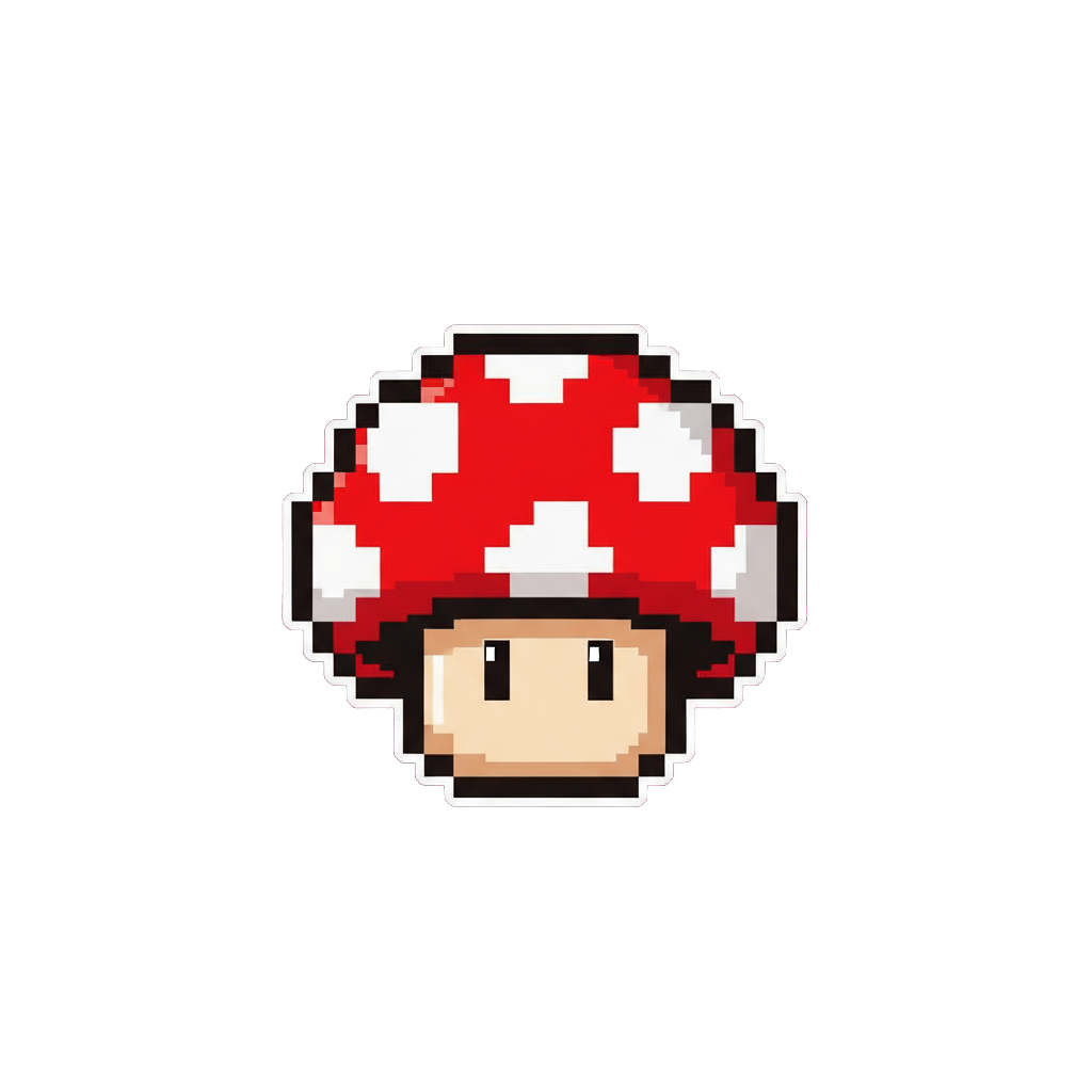 pixel-mushroom
