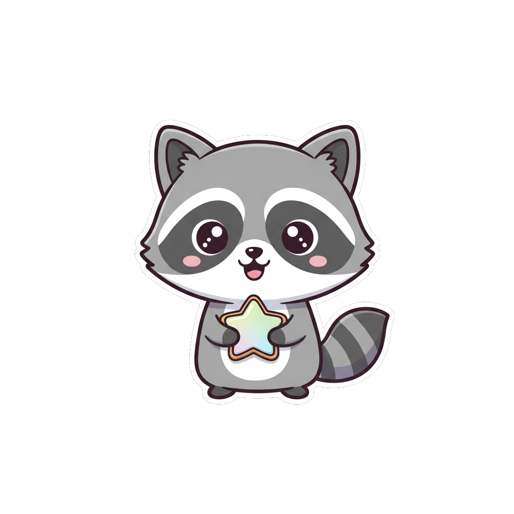 raccoon-cute