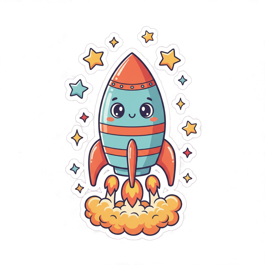 rocket-cute