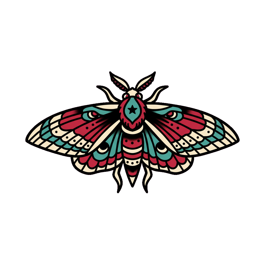 tattoo-moth
